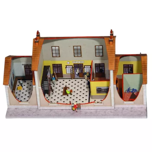 Murs, cloisons et équipements (intérieur BV, lieux professionnels et publics) (à découper) - Régions et Compagnies AME002 - HO 1/87