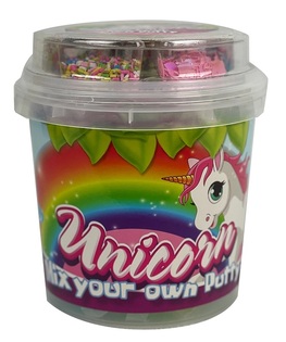 Kit unicorno per realizzare il tuo materiale da 700 g con glitter e perline