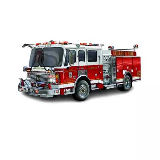 Pompa antincendio americana "LAFRANCE EAGLE 2002" - Trumpeter 02506 - 1/25