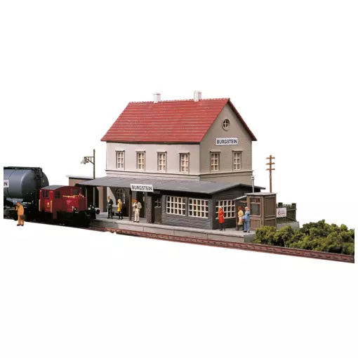 Stazione ferroviaria di Burgstein - PIKO 61820 - HO 1/87 - 300 x 130 x 129 mm
