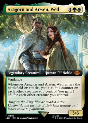 Aragorn and Arwen, Wed The Lord of the Rings: Tales of Middle-earth