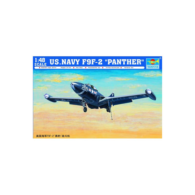 F9F-2 "Panther". TRUMPETER 02832