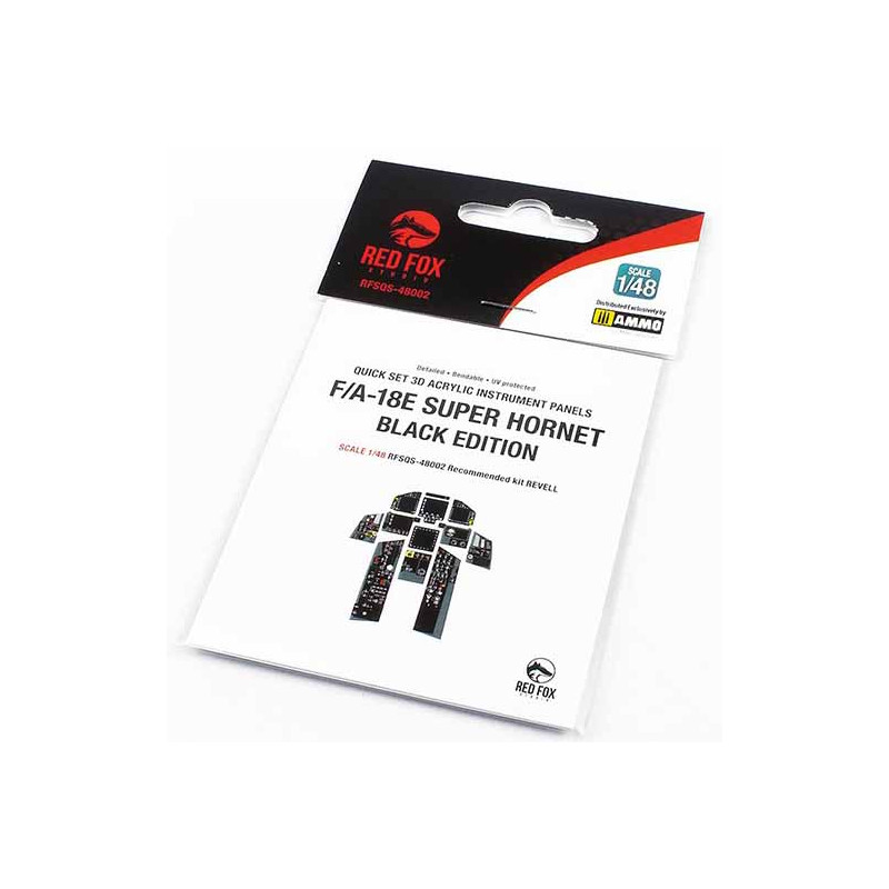 F/A-18E Super Hornet BE Set di cruscotti. RED FOX RFSQS-48002