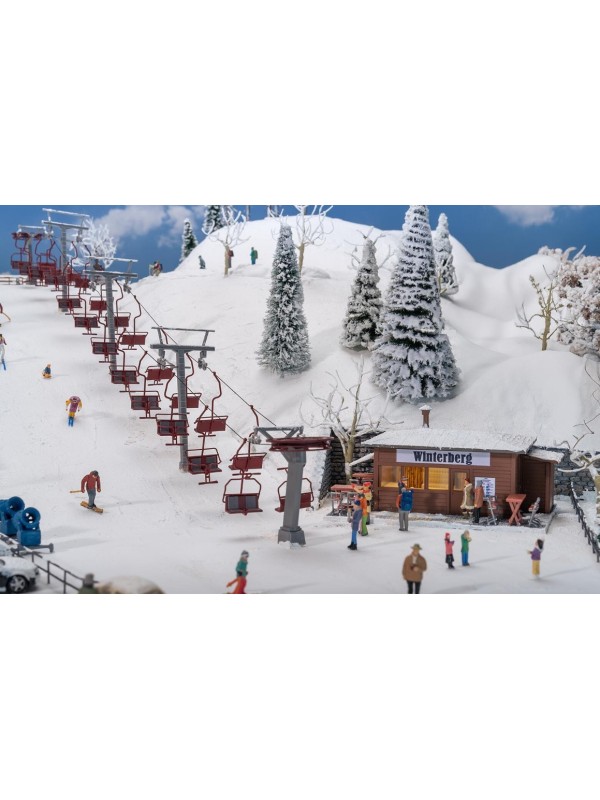 FALLER 134004 Scala HO Impianto di risalita seggiovia con chiosco