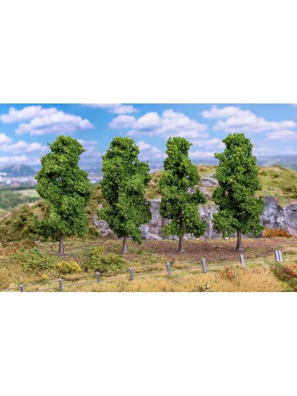 FALLER 181577 Confezione quattro querce (altezza 90-110 mm)