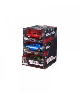 Fast & Furious Auto scala 1:32 in display die-cast, funzionamento a ruota libera, parti apribili 6 a