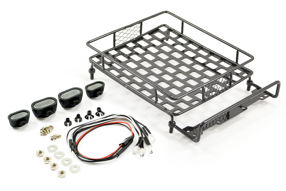 Fastrax Portapacchi nero con led FAST2300BK