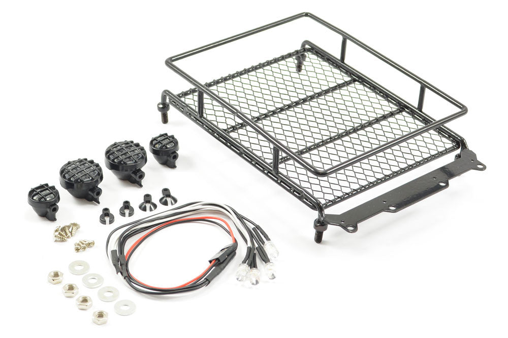 Fastrax Portapacchi nero con led FAST2301BK