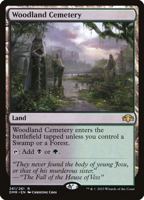 Woodland Cemetery Dominaria Remastered