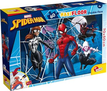 Lisciani Spider-Man maxi puzzle bifacciale 60