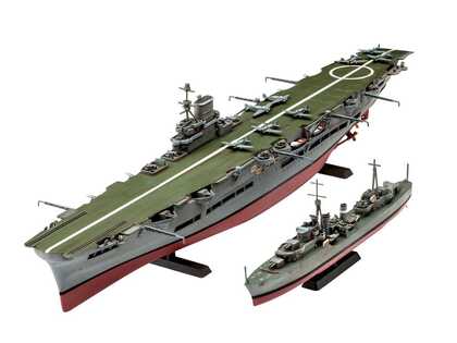 Plastic ModelKit Ship 05149 - Cacciatorpediniere HMS Ark Royal e classe tribale (1: 720)