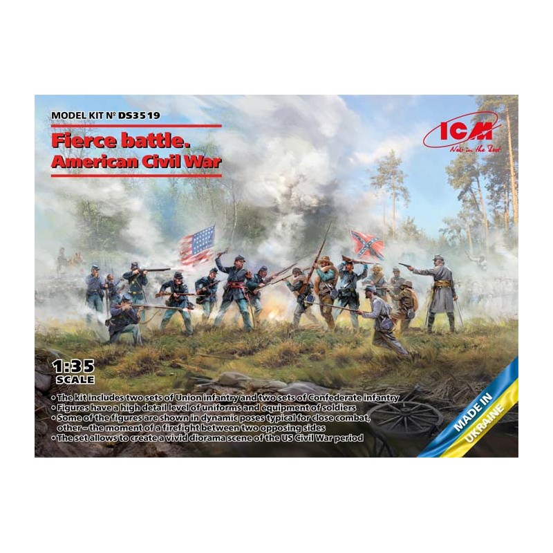 Battaglia feroce. Guerra civile americana. ICM DS3519