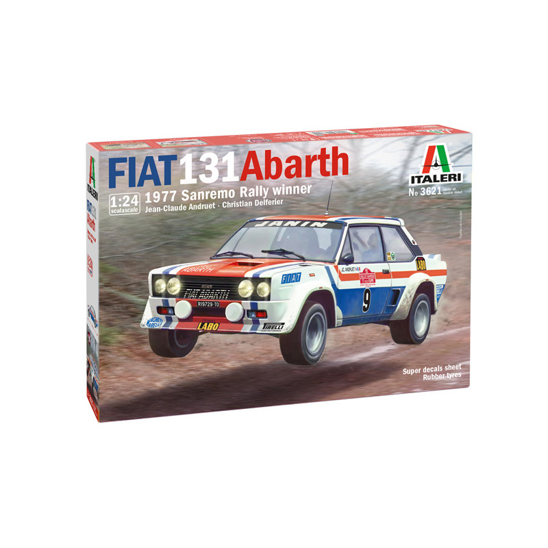 Fiat 131 Abarth Rally, 1977. ITALERI 3621