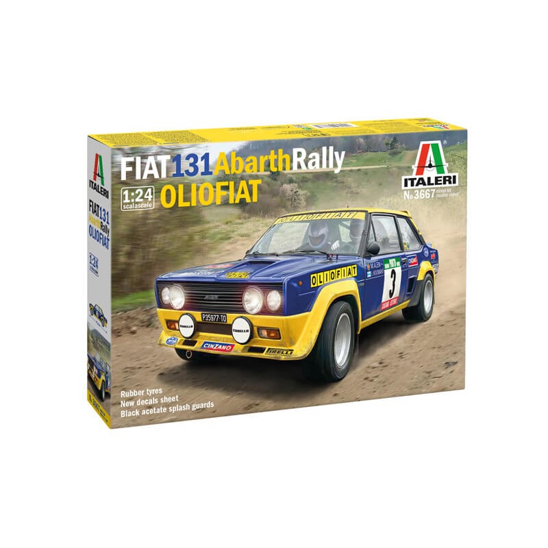 Fiat 131 Abarth Rally OLIO. ITALERI 3667