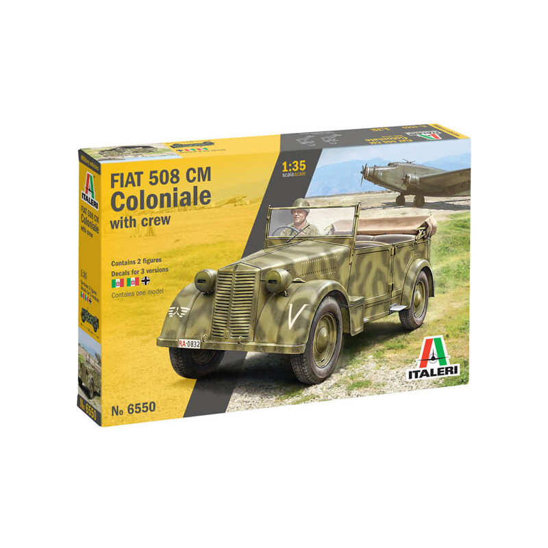 Fiat 508 CM con equipaggio. ITALERI 6550