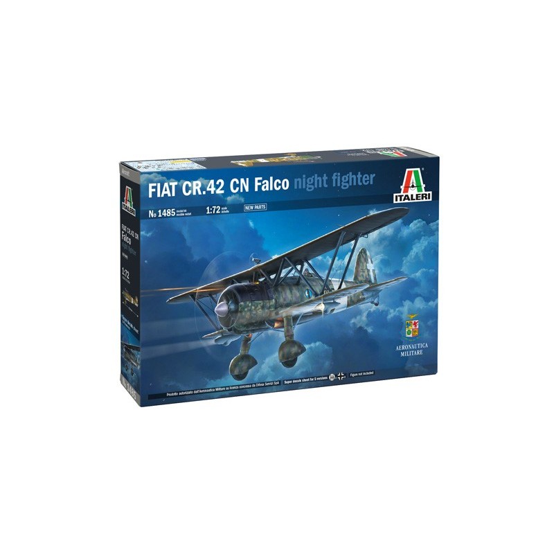 Fiat CR.42 Falco, caccia notturno. ITALERI 1485