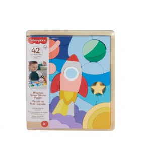 Fisher-Price - Wood Puzzle Astronave