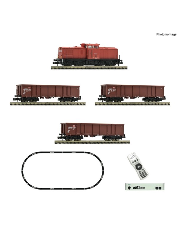 FLEISCHMANN 5170005 Scala N Digital Start set: Locomotiva Diesel con treno merci