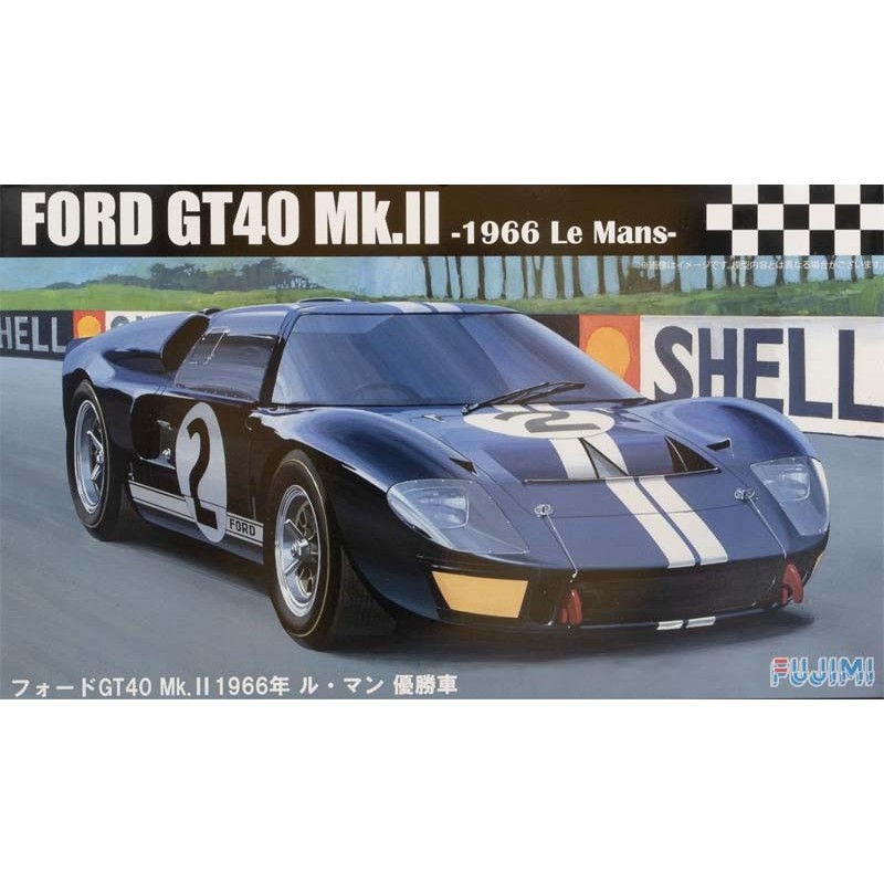 Ford GT40 1966 Le Mans. FUJIMI 126036 (RS-16)