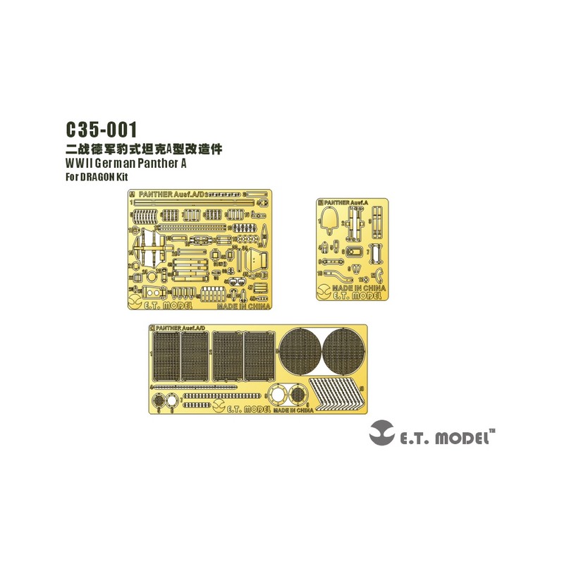 Pellicola fotoincisa: Panther tedesca A. E.T. MODEL C35-001