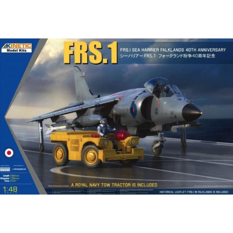 FRS.1 Sea Harrier, con trattore della Royal Navy. KINETIC K48138