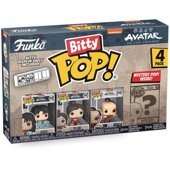 Funko Bitty Pop - Avatar: the Last Airbender 4 Pack - Azula / Ty Lee / Zuko / Mystery