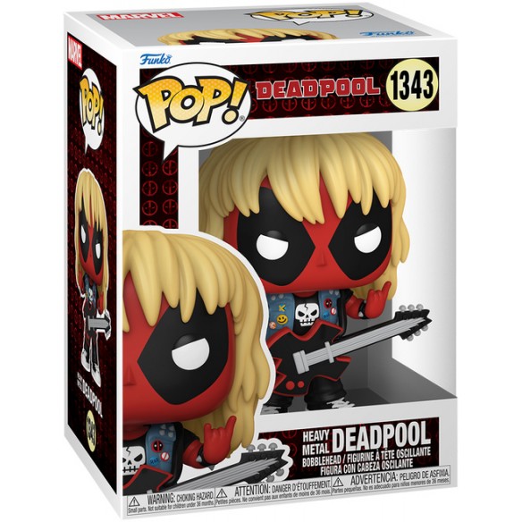 Funko Pop 1343 - Heavy Metal Deadpool