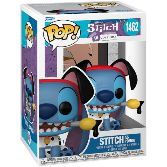 Funko Pop 1462 - Stitch as Pongo - Stitch In Costume