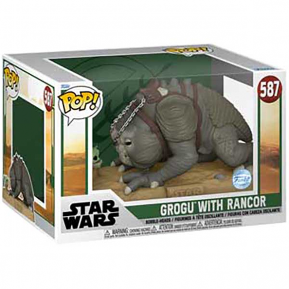 Funko Pop 587 - Grogu with Rancor - Star Wars (Special Edition) (Oversized)