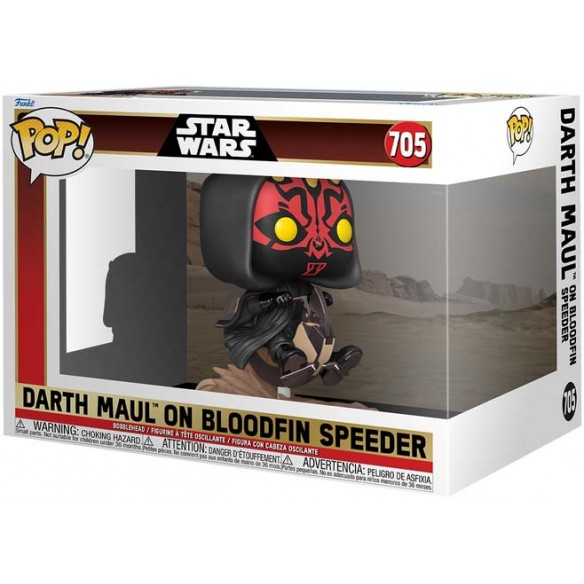 Funko Pop 705 - Darth Maul on Bloodfin Speeder - Star Wars (Oversized)