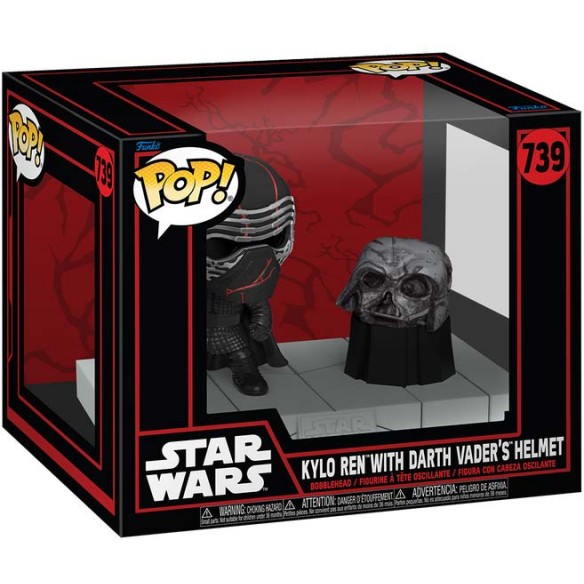 Funko Pop 739 - Kylo Ren with Darth Vader’s Helmet - Star Wars (Oversized)