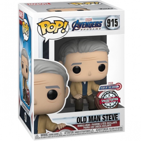 Funko Pop 915 - Old Man Steve - Avengers Endgame (Special Edition) (Year of the Shield)