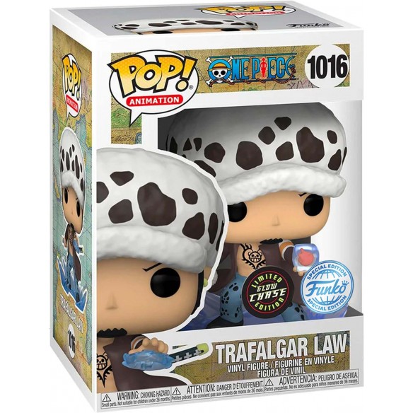 Funko Pop Animation 1016 - Trafalgar Law - One Piece (Limited Glow Chase Edition) (Special Edition)