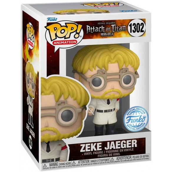 Funko Pop Animation 1302 - Zeke Jaeger - Attack on Titan (Special Edition)