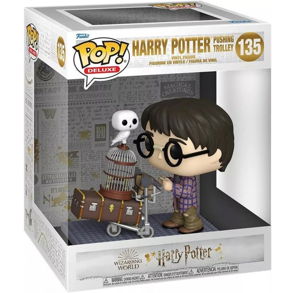 Funko Pop Deluxe 135 - Harry Potter Pushing Trolley - Harry Potter (Oversized)