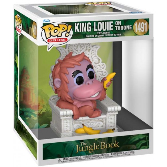 Funko Pop Deluxe 1491 - King Louie on Throne - The Jungle Book (15cm)