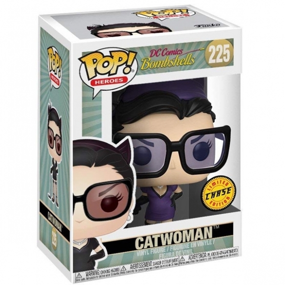 Funko Pop Heroes 225 - Catwoman - DC Comics Bombshells (Chase)