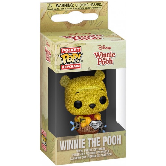 Funko Pop Keychain - Winnie the Pooh (Diamond Collection)