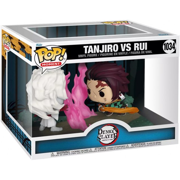 Funko Pop Moment 1034 - Tanjiro vs Rui - Demon Slayer (Oversized)