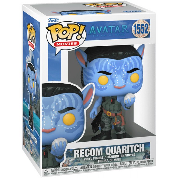 Funko Pop Movies 1552 - Recom Quaritch - Avatar: The Way of Water