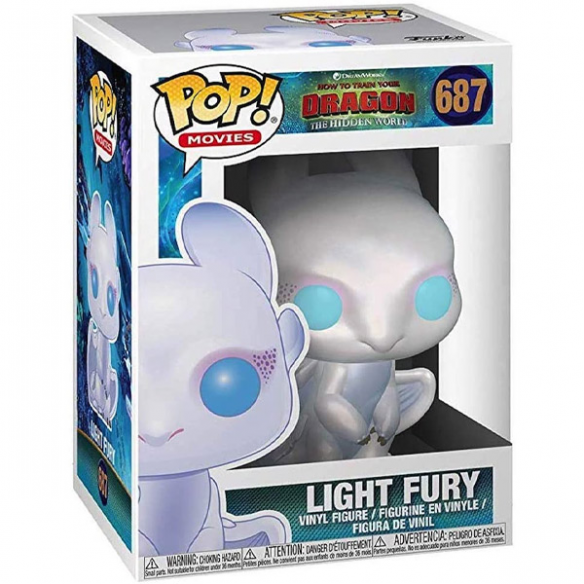 Funko Pop Movies 687 - Light Fury - How to Train Your Dragon: The Hidden World
