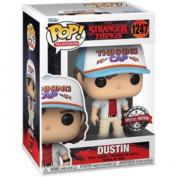 Funko Pop Television 1247 - Dustin - Stranger Things (Special Edition)