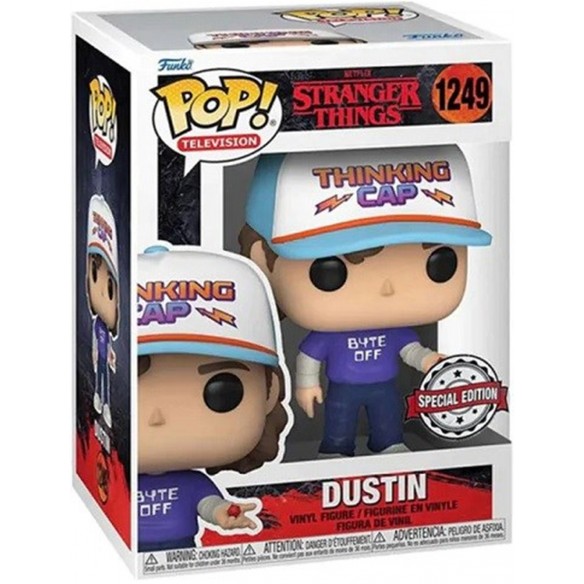 Funko Pop Television 1249 - Dustin - Stranger Things (Special Edition)