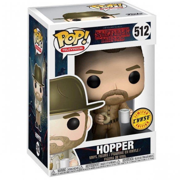 Funko Pop Television 512 - Hopper - Stranger Things (Chase)