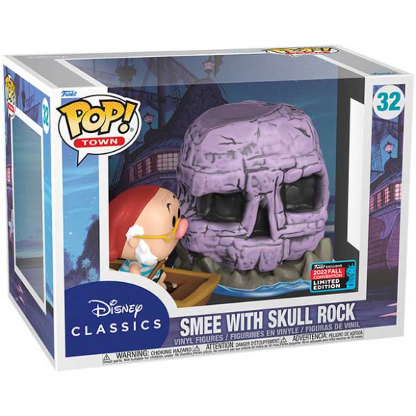 Funko Pop Town 32 - Smee with Skull Rock - Disney (Fall Convention 2022 Limited Edition) (Oversized)