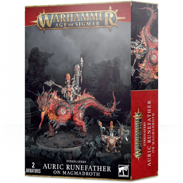 Fyreslayers - Auric Runefather on Magmadroth (3a Edizione)