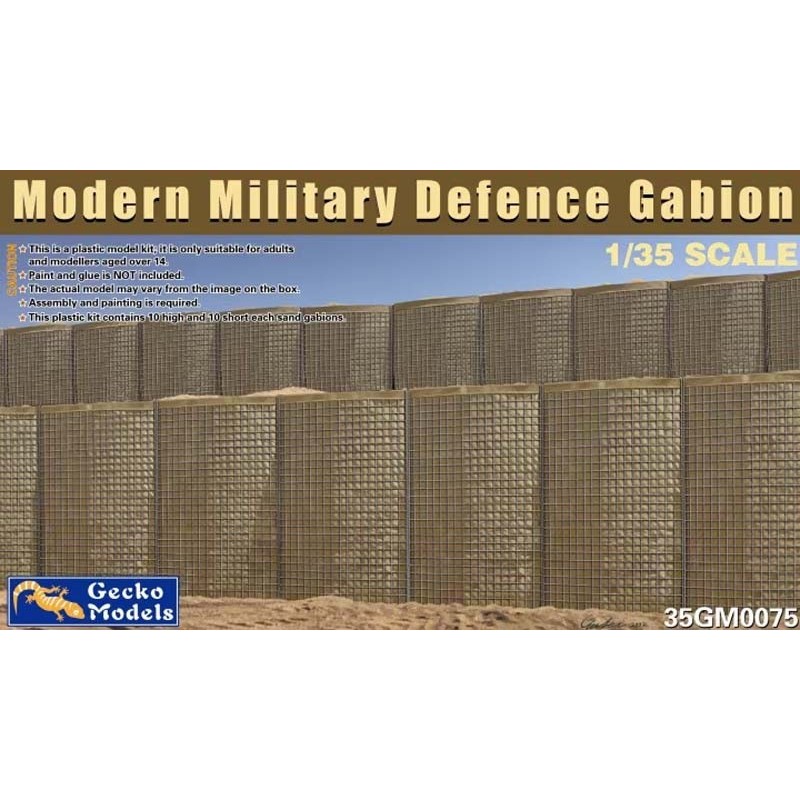 Gabbioni difensivi. GECKO MODELS 35GM0075