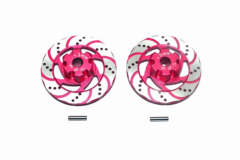 GPM Disco freno esagonale in alluminio da 17 mm (x2) UDR010DX+3MM