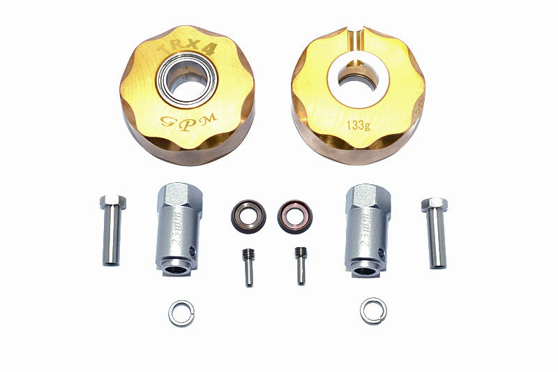 GPM Sistema di pesi a pendolo in ottone + Hexa +21 mm in alluminio (x2) TRX4023XX-OC