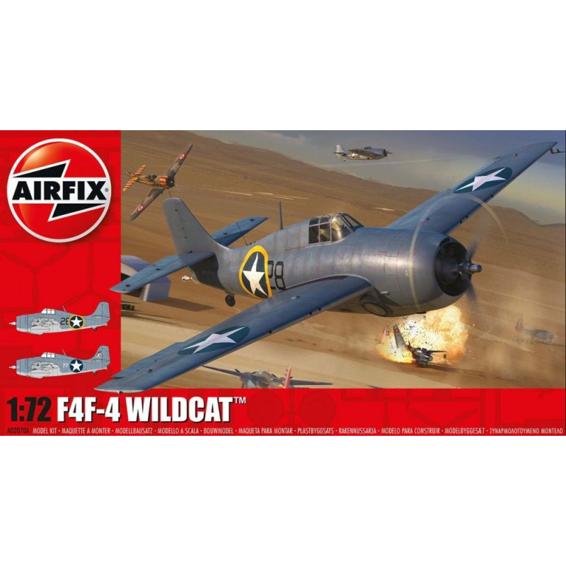 Grumman F4F-4 Wildcat. AIRFIX A02070A